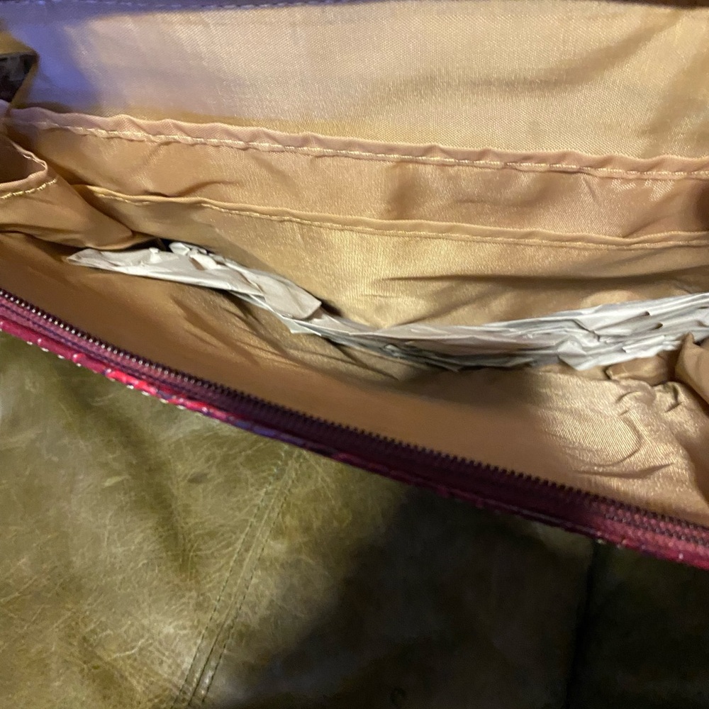Burgundy Case Logic Leather Laptop Bag NWT - Picture 6 of 6